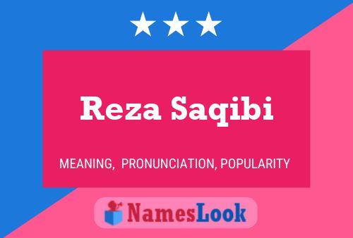 Poster del nome Reza Saqibi