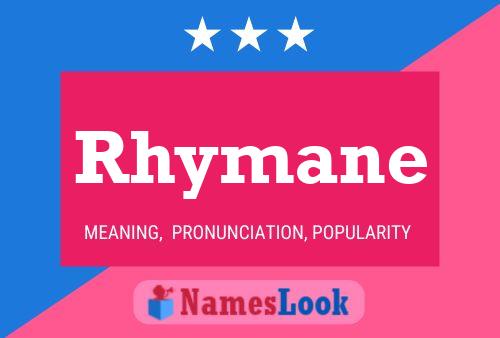 Poster del nome Rhymane