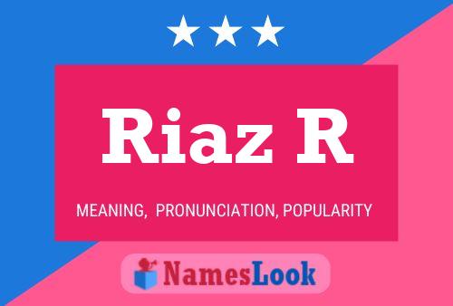 Poster del nome Riaz R