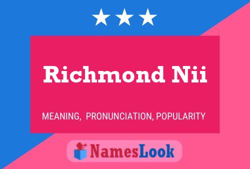 Poster del nome Richmond Nii