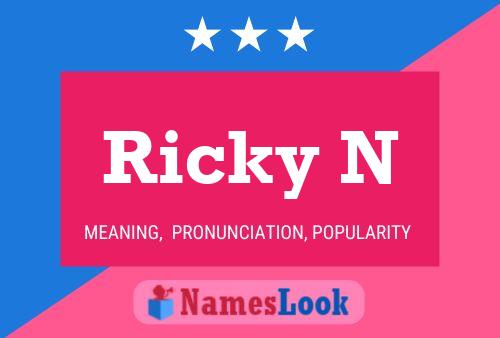 Poster del nome Ricky N