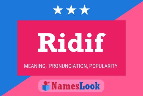 Poster del nome Ridif