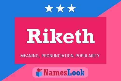 Poster del nome Riketh