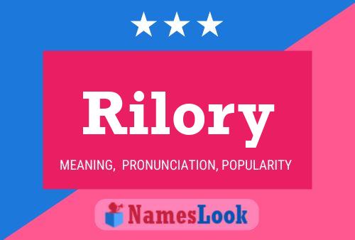 Poster del nome Rilory