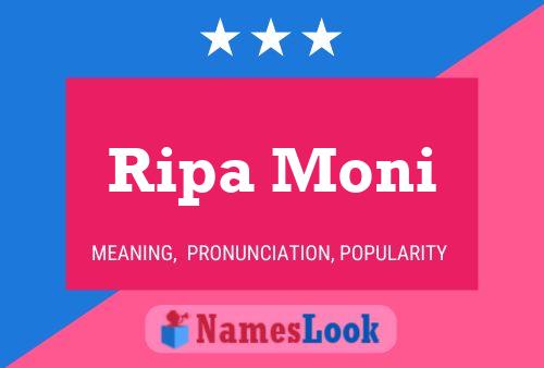 Poster del nome Ripa Moni