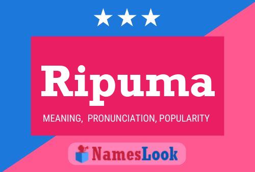 Poster del nome Ripuma