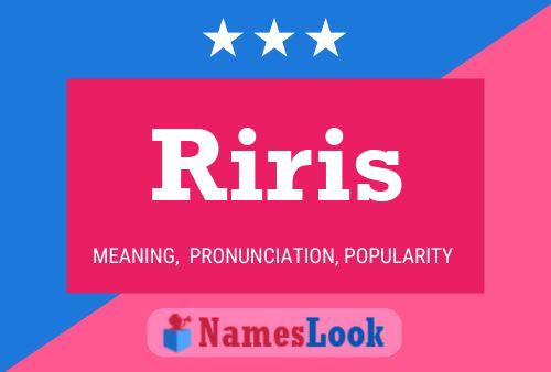 Poster del nome Riris