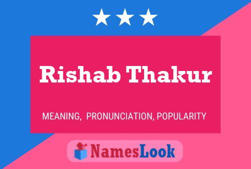 Poster del nome Rishab Thakur