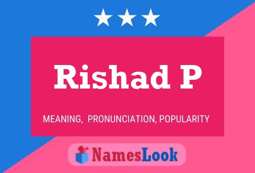 Poster del nome Rishad P