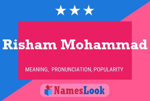 Poster del nome Risham Mohammad