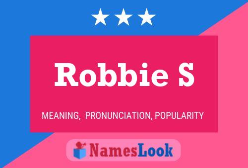 Poster del nome Robbie S