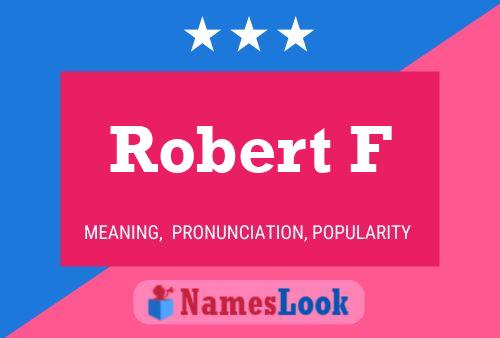 Poster del nome Robert F