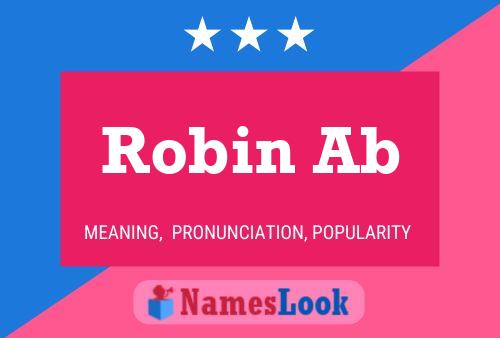 Poster del nome Robin Ab