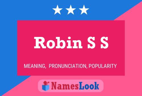 Poster del nome Robin S S