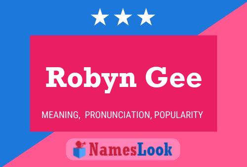 Poster del nome Robyn Gee