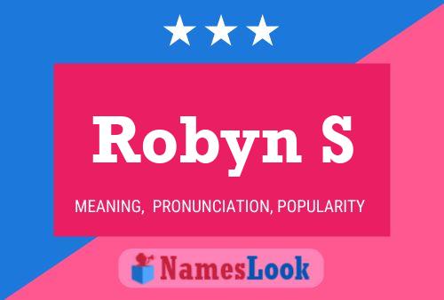 Poster del nome Robyn S