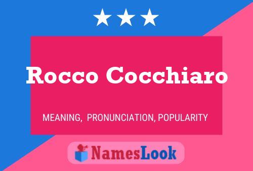 Poster del nome Rocco Cocchiaro