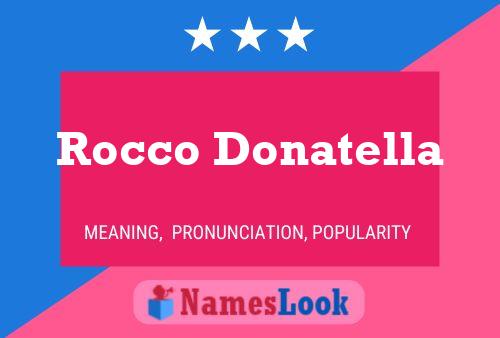 Poster del nome Rocco Donatella