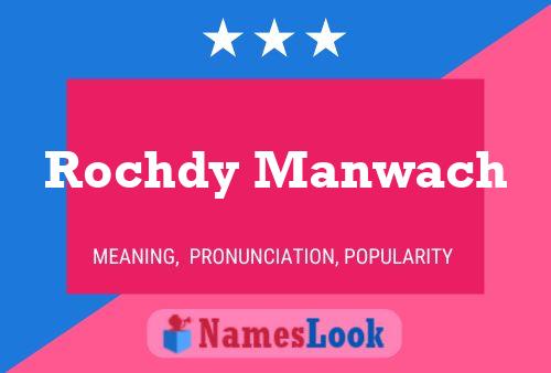 Poster del nome Rochdy Manwach