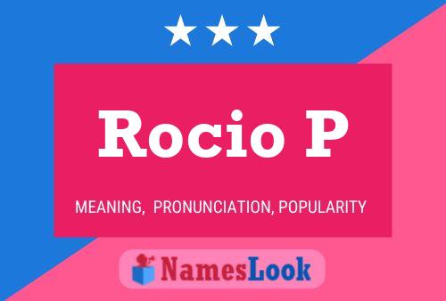 Poster del nome Rocio P