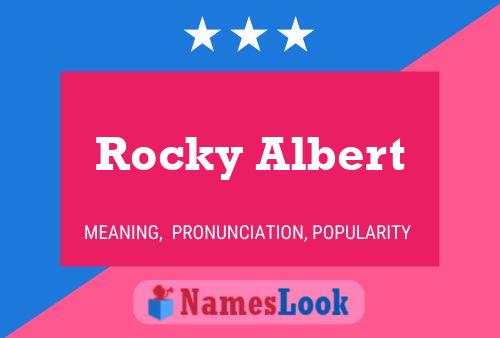 Poster del nome Rocky Albert