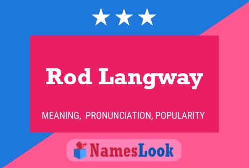 Poster del nome Rod Langway