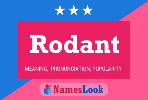 Poster del nome Rodant