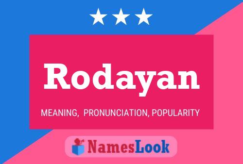 Poster del nome Rodayan