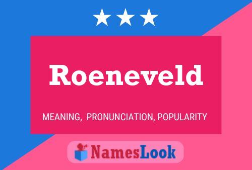 Poster del nome Roeneveld