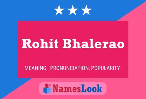 Poster del nome Rohit Bhalerao