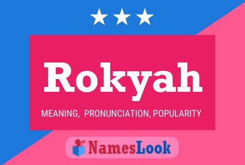 Poster del nome Rokyah