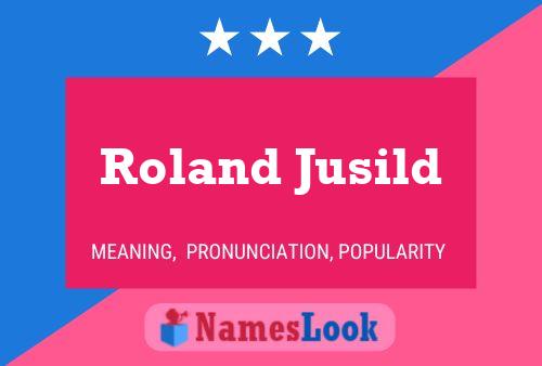 Poster del nome Roland Jusild