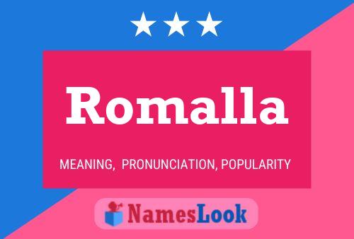 Poster del nome Romalla