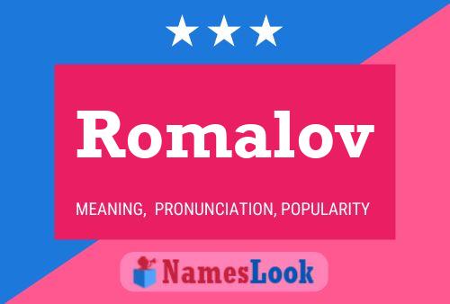 Poster del nome Romalov