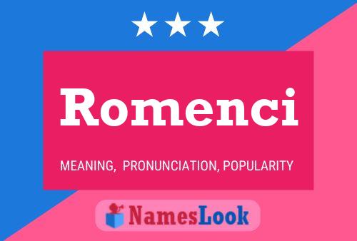 Poster del nome Romenci