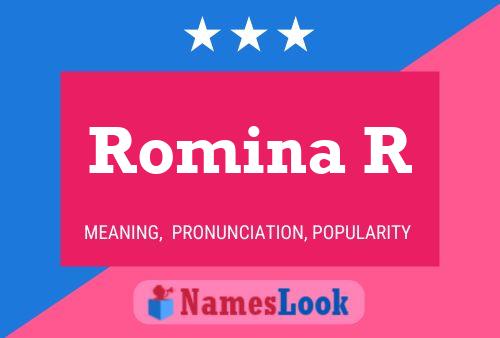 Poster del nome Romina R