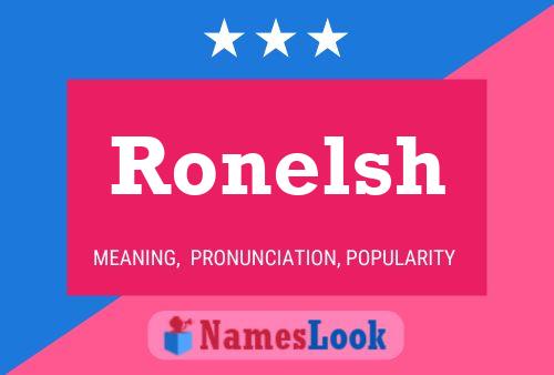 Poster del nome Ronelsh