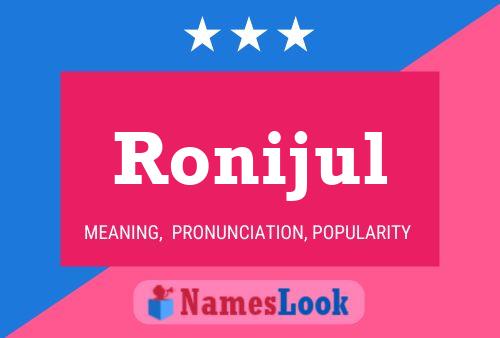 Poster del nome Ronijul