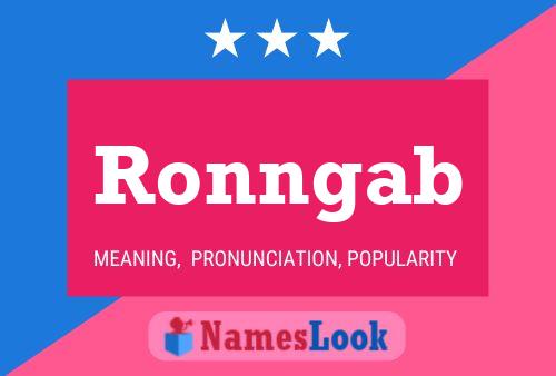 Poster del nome Ronngab