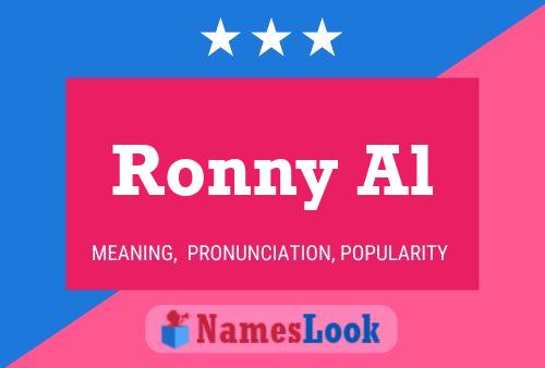 Poster del nome Ronny Al