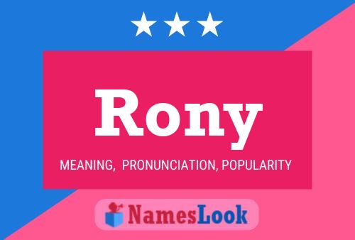 Poster del nome Rony