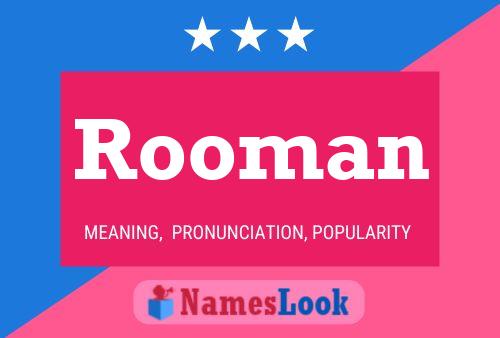 Poster del nome Rooman