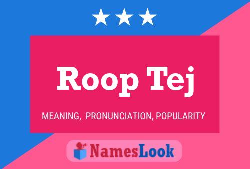 Poster del nome Roop Tej