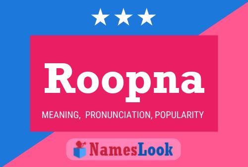 Poster del nome Roopna