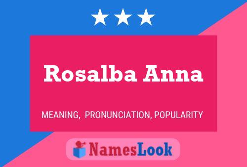 Poster del nome Rosalba Anna