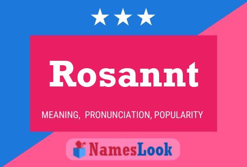 Poster del nome Rosannt