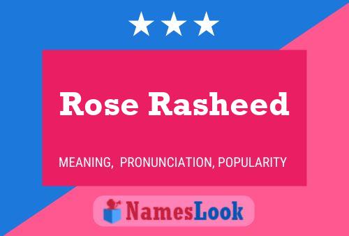 Poster del nome Rose Rasheed