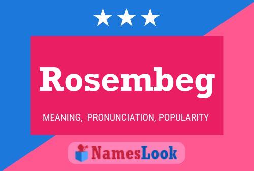 Poster del nome Rosembeg