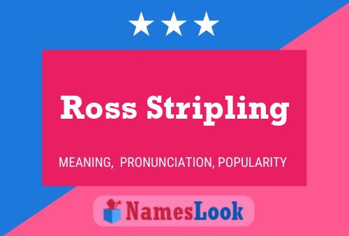 Poster del nome Ross Stripling