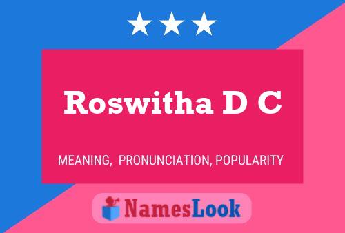 Poster del nome Roswitha D C